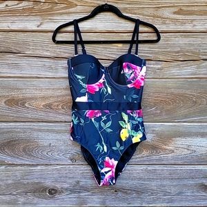 Ted Baker Swimsuit, Size 34 C/D, Gorgeous floral design.